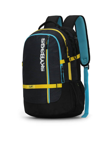 HERIOS PLUS 03 LAPTOP BACKPACK BLACK 30L - SkyBags Cyprus